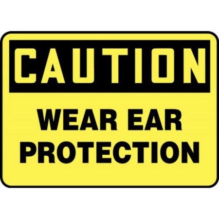 Accuform OSHA CAUTION SAFETY SIGN WEAR EYE MPPA631XL MPPA631XL